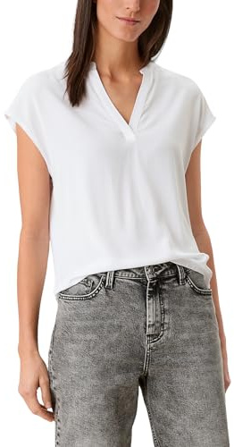 s.Oliver Viskose Shirt im Materialmix