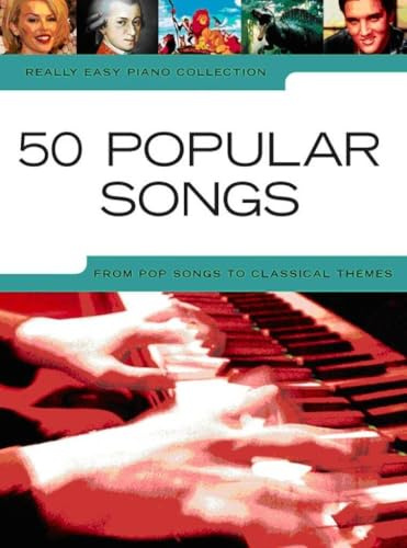 Piano or Keyboard-Really Easy Piano: 50 Popular Songs-Easy Piano-BOOK