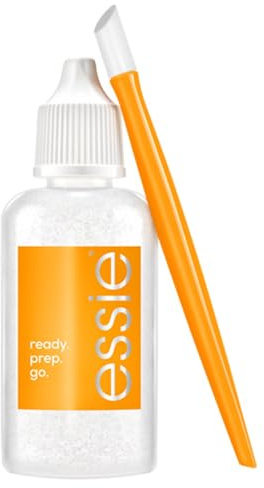 Essie ready.prep.go. – professionelles 3-in-1 Nagelpflegeset mit Nagelhautentferner und wiederverwendbarem Nagelhautschieber für perfekte Nägel, 30 ml