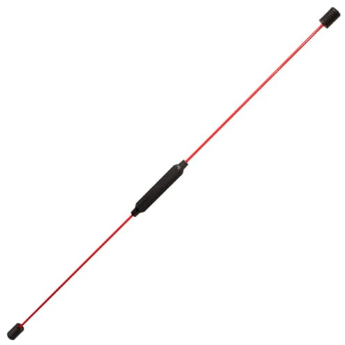 Sport-Tec Schwingstab für Tiefenmuskulatur, Schwungstab für Vibrationstraining flexibel inkl. Übungsposter, 160 cm