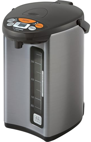 Zojirushi Micom Wasserkessel und Heizer, 135 oz./4.0 Liter, Silber