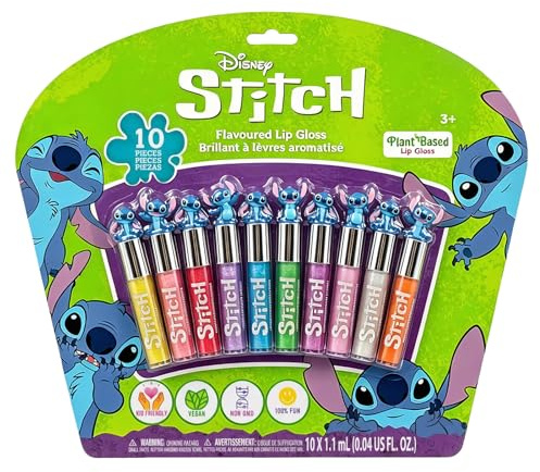 Stitch Lipgloss Pflanzlich 10er Set Mädchen Geschenk