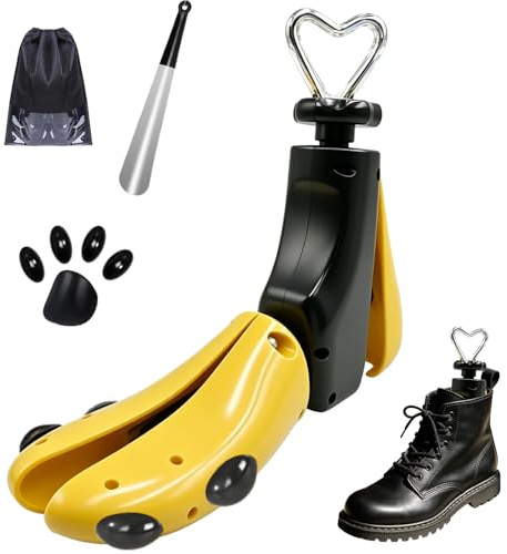 JJDPARTS Schuhspanner für Damen und Herren, verstellbare Unisex-Stiefelbreite Füße (L For EU 43-47 (Gelb, 1pcs))