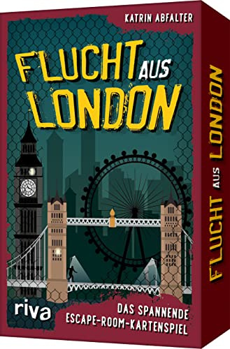 Flucht aus London: Das spannende Escape-Room-Kartenspiel. Das perfekte Geschenk für alle Escape-Room-Spiel-Fans. Im handlichen Kartenformat ideal für unterwegs. Ab 12 Jahren