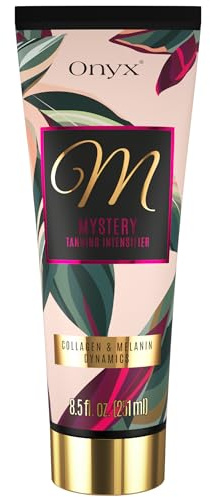 Onyx Mystery Bräunungsbeschleuniger ohne Bronzer fürs Solarium 251 ml | Bräunungsaktivator für intensive Bräune, Unterstützt die Kollagenproduktion, Pflegende Algenextrakte, Schnell einziehend