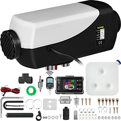 VEVOR 12V Standheizung Diesel, 8KW Diesel Lufterhitzer, Air Diesel Heizung, Air Standheizung, Luft Dieselheizung, Standheizung für Auto RV Boote LKW Wohnmobil Bus