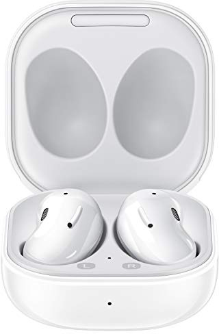 Samsung Galaxy Buds Live, Kabellose Bluetooth-Kopfhörer Mit Noise Cancelling (ANC), ausdauernder Akku, Sound by AKG, komfortable Passform, Weiß