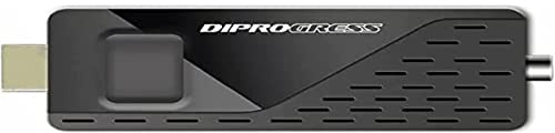 Terrestrischer DIPROGRESS HDMI Stick TV DVB-T2 H.265 HEVC 265 10 Bit DPT210HA Digitaler Decoder schwarz