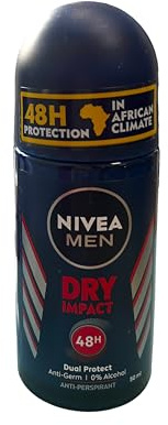 Nivea Men Nivea Men Roll-on Dry Impact Men – 50 ml – 6er-Pack