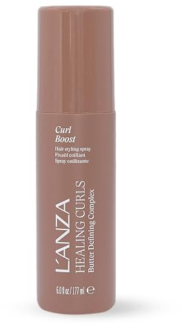 L'ANZA Pflegendes Locken-Spray - für mehr Struktur, besonderen Glanz und perfekten Halt, ohne Sulfate, ohne Parabene (177 ml)