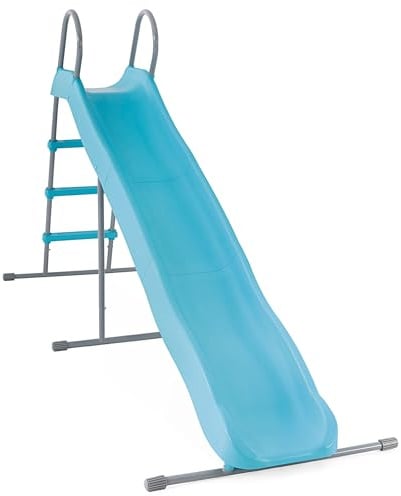 Intex 44107 – Kinderrutsche für den Garten, Stahl und Kunststoff, Blau, 251x84x147 cm