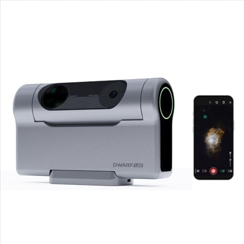 DWARFLAB Dwarf 3 Smart Teleskop – Einfaches EAA All-in-One, Autofokus, 4K Dual-Kameras für Astronomie, Natur & Panorama, Ultra-Leicht (1,35 kg), für alle von 6–98 Jahren