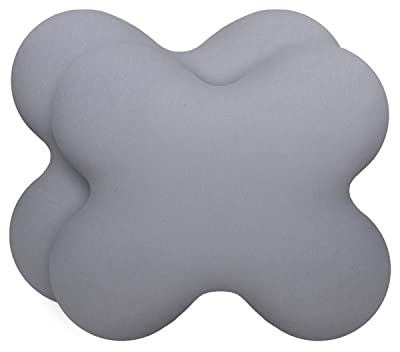 Kissenbezug Hellgrau Doppelpack für ACAMAR Seitenschläfer-Kissen | Mako-Baumwolle (Double Jersey), Bügelfrei & trocknergeeignet, Kissenhüllen 2er Set mit Reißverschluss, Oeko-Tex Zertifiziert