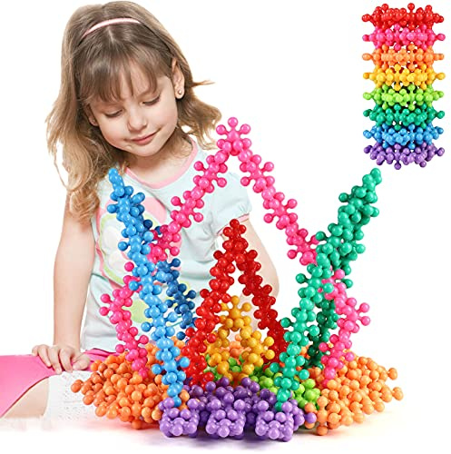 TOMYOU Bausteine 200 Teile Blöcke Building Bricks Block für 3 4 5 6 Jahren Kinder kompatibel mit All Major Brands 8 Classis Color Farben
