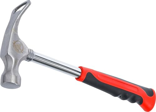 BGS Diy 9181 | Feierabend-Hammer mit Flaschenöffner | Ergonomischer Softgriff | Als regulärer Hammer einsetzbar | Geschenkidee für Geburtstag, Einzug, Vatertag