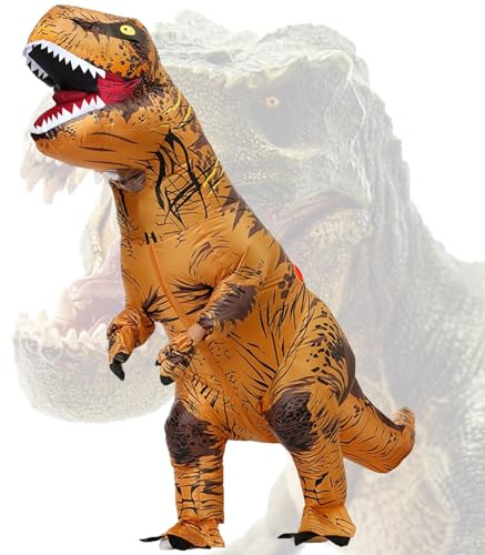 PARAYOYO Aufblasbare Dinosaurier kostüm Dino Trex Kostüm Erwachsene Dino kostüm