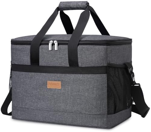 Lifewit 20/30/40L 30/50/60 Dosen Kühltasche Groß faltbar Kühlkorb, Kühlbox | Isolierte, Kühlleistung auslaufsicher, wasserdicht, Faltbar Cooler Bag, Thermotasche Picknicktasche für Lebensmitteltransport