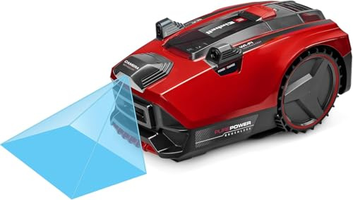 Einhell FREELEXO CAM PLUS 600 Mähroboter rot/schwarz, 600 m², 18V, 4.0 Ah Akku, Kamera statt Begrenzungskabel