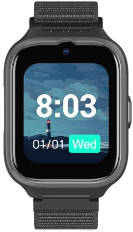 Smartwatch myPhone CareWatch LTE, GPS-Ortung für Senioren, Volte- und Videoanruf-Technologie, Sturzbenachrichtigung, SOS-Taste