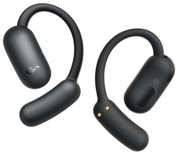 soundcore by Anker AeroFit 2, Open-Ear Kopfhörer, KI-Übersetzung, IP55 | druckfreier Sitz, doppelt so kräftiger Bass, Echtzeit-Übersetzung, 35 Stunden Wiedergabezeit, IP55