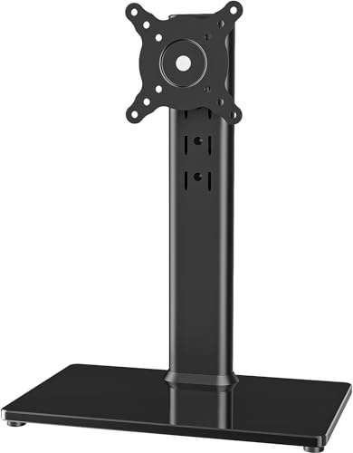 Hemudu Monitor Ständer Tischständer für 13 Zoll-32 Zoll Monitore, schwenkbar, neigbar, rotierbar, höhenverstellbar