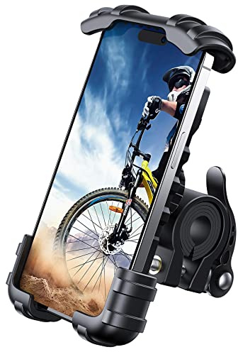 Lamicall Handyhalterung Fahrrad, Handyhalter Motorrad Fahrradlenker | Universal 360° Fahrrad Halter für iPhone 17/16/15/14/13/12/11 Pro Max Plus Air Mini, SE, Xs, XR, Samsung S26 S25, Smartphone