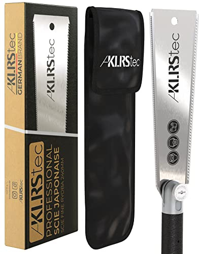 KLRStec® Professional Japansäge, 240mm Ryoba Feinsäge, optimal für Holz und Kunstoffarbeiten