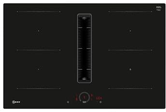 NEFF V58NHQ4L0, N 70,Induktionskochfeld mit integriertem Dunstabzug, Rahmenlos aufliegend, Breite 80 cm, Silence, Home Connect