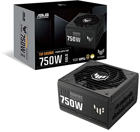 ASUS TUF Gaming 750W Gold Netzteil | 750 Watt, Vollmodular, ATX 3.1-kompatibel, Axial-tech Lüfter, PCB-Beschichtung, Doppelkugellager
