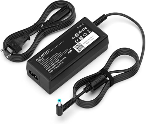 45W Ladekabel Laptop 19.5V 2.31A Ladegerät Kompatibel mit HP Probook 430 440 450 455 470 250 G3 G4 G5 G6 G7 Elitebook 820 840 850 Pavilion Spectre Envy X360 11 13 15 741727-001 Netzteil (4.5 X 3.0mm)