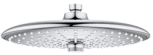 GROHE Euphoria 260, Kopfbrause wassersparend, 7,5l pro Min (Regendusche mit 3 Strahlarten, Duschkopf mit Antikalk System), chrom, 26457000