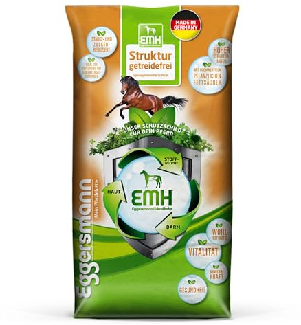 Eggersmann EMH Struktur getreidefrei 20 kg - stärke- und zuckerreduziertes Pferdefutter