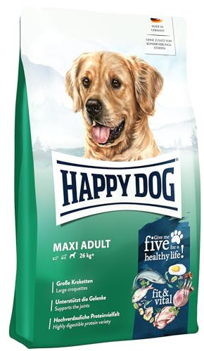 Happy Dog 60761 - Supreme fit & vital Maxi Adult - Hunde-Trockenfutter für große Hunde - 14 kg Inhalt