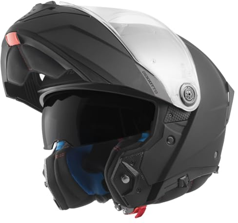 Bogotto FF404 Solid Klapphelm, schwarz matt, M | Beschlaghemmend