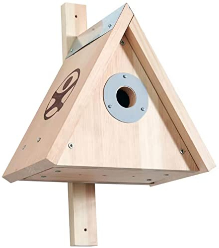 HABA 304544 - Terra Kids Nistkasten - Bausatz, Bausatz und Anleitung zum Selber Bauen eines Nistkastens für Kinder (28,5 x 40 x 28,5 cm), zum Beobachten von Vögeln