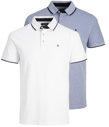 JACK & JONES JJEPAULOS Polo SS 2PK MP