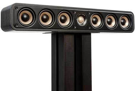 Polk Audio Signature Elite ES35 Centerlautsprecher, schlanker, hochauflösender Center Lautsprecher, Hi-Res Zertifiziert, Dolby Atmos und DTS:X kompatibel (Stück)