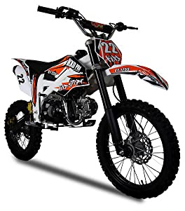 RV-Parts 125ccm Dirtbike Cross Bike Motor Bike Modell 612K 17/14 Neu KXD Moto