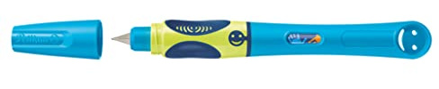 Pelikan griffix Schreiblern-Füller für Rechtshänder, Neon fresh blue, 1 Stück auf Blisterkarte