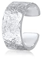 Elli Earcuff Silber 925 Ohrmanschette Damen Ohrringe für Frauen Ohrklemme Gehämmert Durchmesser 10mm Helix 0305141222