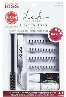 KISS Lash Couture LuXtensions Collection 3D DIY Wimpern Extensions Set