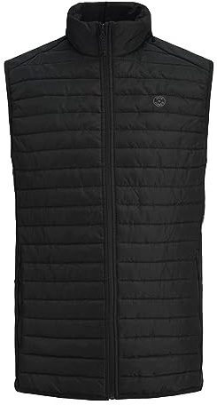 JACK & JONES Herren Jjemulti Bodywarmer Collar Noos Jacke, Schwarz, L EU