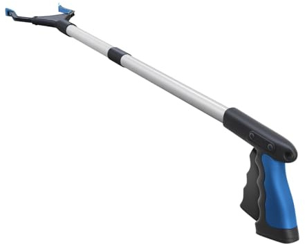 FiPlus PowerGrip T9, Greifwerkzeug, breite Backe, faltbar, Stahlkabel, mit 96 Griffpunkten für festen Halt, 81,3 cm mit Magnet,
