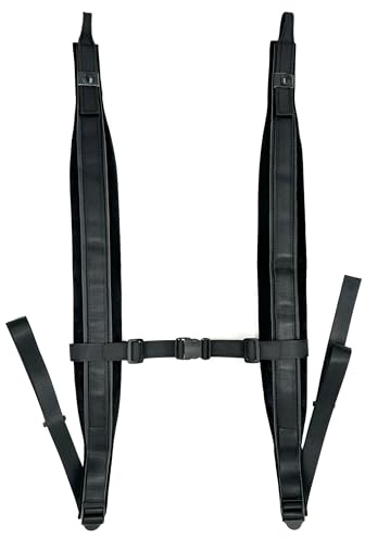 Leuchtklang Akkordeon Riemen Nylon Samt Schultergurte Akkordeongurt Schulterriemen Trageriemen, Flexibel verstellbar 6cm Breit 1cm Dick gepolstert