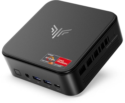 NiPoGi E3B Mini PC AMD Ryzen 5 7430U(Bis zu 4,3GHz) 16GB DDR4 512GB SSD mit Radeon RX Vega 7 Graphics Micro Desktop Computer Für Büro/Heimkino/Meeting/Business/Trip |WiFi 6|BT 5.2|USB3.2