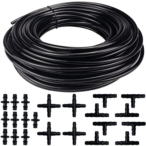 PVC-Gartenschlauch von 20 Metern mit 22 Schlauchanschlüssen für Garten, Gewächshaus, Balkon