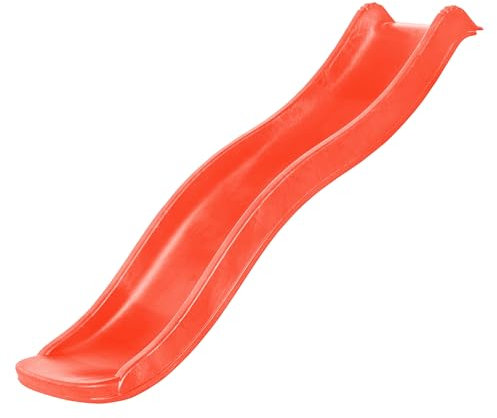 AXI Sky175 Rutsche mit Wasseranschluss Rot - 175 cm | Anbau Element für Kinder Spielturm/Spielhaus/Stelzenhaus | Wasserrutsche/Anbaurutsche für Podesthöhe 90 cm