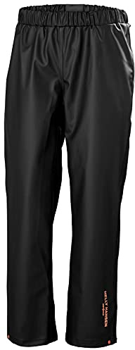 Helly-Hansen Workwear Luna/Gale Regenhose für Damen, wasserdichte Hose für Arbeit, Golf, Angeln, 990 Schwarz, X-Groß