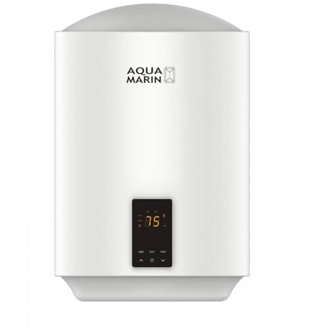 Aquamarin® Elektro SMART Warmwasserspeicher - 30 Liter, 2 kW, Wandhängend, Smart, EEK A, emaillierter Innenbehälter, Intelligent - Boiler, Warmwasserboiler, Elektrospeicher, Heizung, Speicher