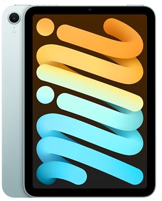 Apple iPad mini (A17 Pro): 8,3'' Liquid Retina Display, 128 GB, WLAN 6E, 12 MP Front /12 MP Rückkamera, Touch ID, Batterie für den ganzen Tag – Blau